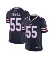 Women's Buffalo Bills #55 Jerry Hughes Limited Navy Blue Inverted Legend Football Jersey