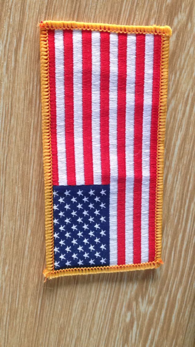 American flag patch