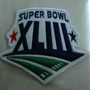 SUPER BOWL XLIII TAMPA BAY SUPERBOWL SB 43 JERSEY PATCH