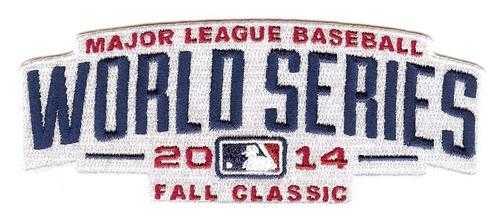 2014 Baseball World Series Logo Jersey Sleeve Patch (Kansas City Royals & San Francisco Giants)