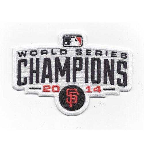 Stitched 2014 San Francisco Giants Baseball World Series Champions Logo Jersey